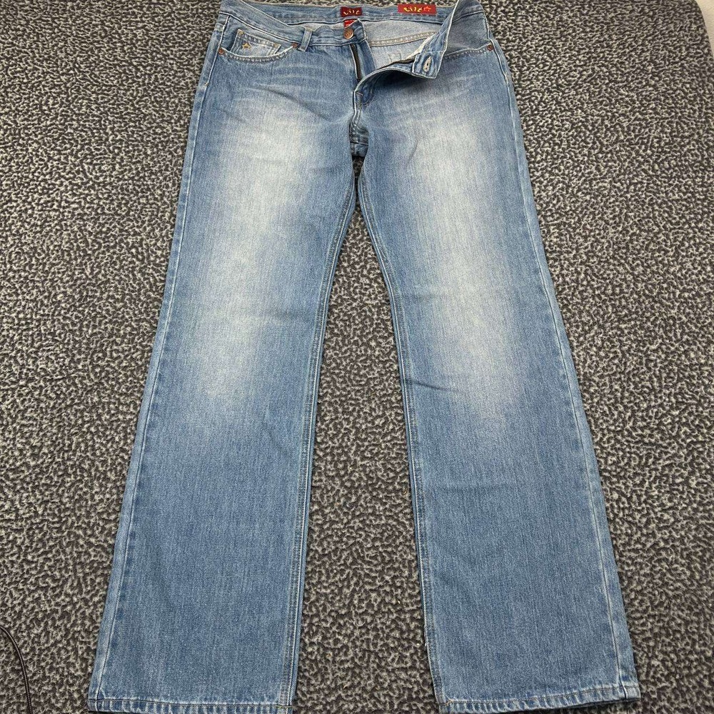 Tilt Jeans Women 11 Long Faded Straight Denim Pants Outdoor Cotton 34x34 New